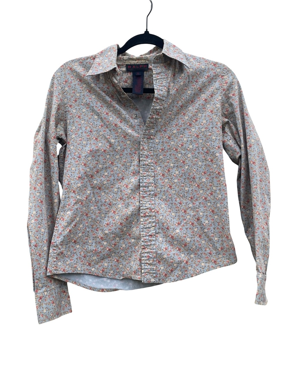 Vintage Ralph Lauren floral snap shirt size medium